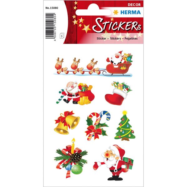 HERMA Weihnachts-Sticker DECOR "Santa Claus"