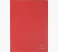 EXACOMPTA Sichtbuch, DIN A4, PP, 20 Hüllen, rot
