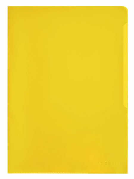 DURABLE STANDARD Sichthülle, DIN A4, PP, 0,10 mm, gelb 100er