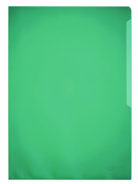 DURABLE STANDARD Sichthülle, DIN A4, PP, 0,10 mm, grün 100er