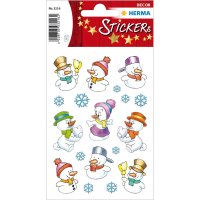 HERMA Weihnachts-Sticker DECOR "Schneemänner"