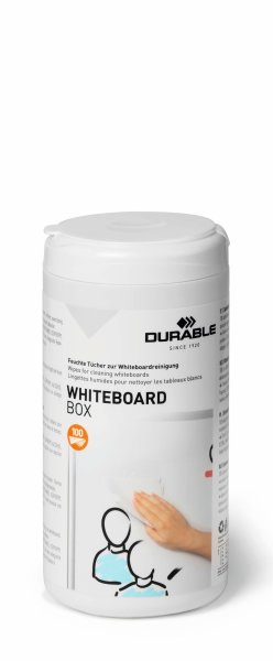 DURABLE Weißwandtafel-Reinigunstücher WHITEBOARD box