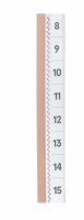 DURABLE Vollsicht-Reiter TABFIX, transparent, 200 x 10 mm