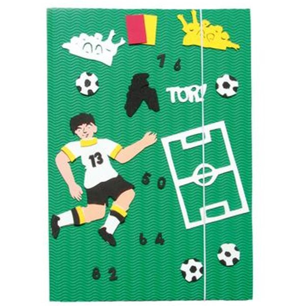 ROTH Zeichnungsmappen-Bastelset "Fußball", DIN A3
