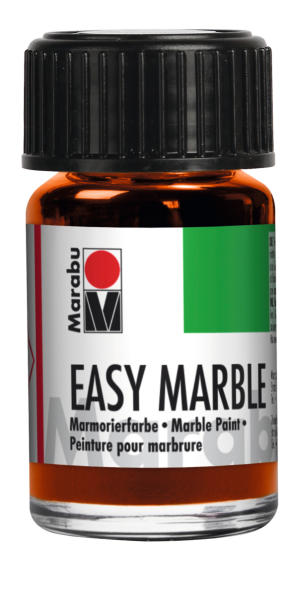 Marabu Mramorovacia farba Easy Marble, 15 ml, oranžová 013