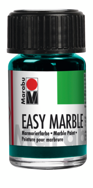 Marabu Mramorovacia farba Easy Marble, 15 ml, tyrkysová 098