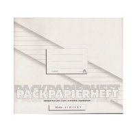 ÖKO-PLUS Packpapierheft 10mm liniert, 14 Blatt