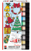 Marabu Window Color Set „Christmas“ 10 × 25 ml