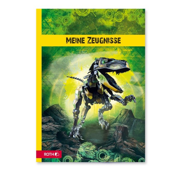 ROTH Zeugnismappe "Robo-Rex", DIN A4