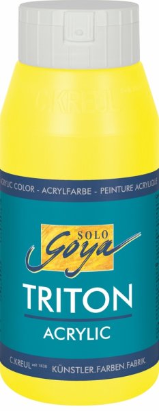 KREUL SOLO GOYA Triton akrylová farba - citrónová - 750 ml