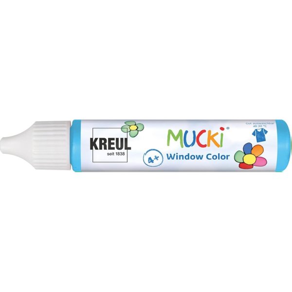 KREUL MUCKI Window Color Hellblau 29 ml