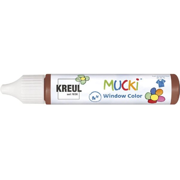 KREUL MUCKI Window Color Dunkelbraun 29 ml