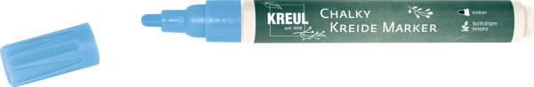 KREUL Chalky kriedový popisovač - stredný hrot - Nordic Blue / severský modrý