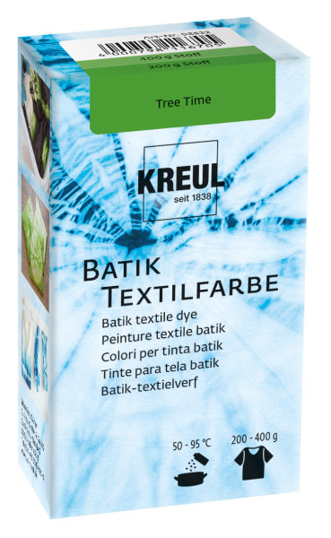 KREUL batikovacia farba na textil - Tree Time / stromovozelená - 70 g