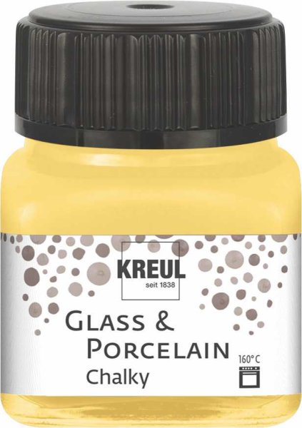 KREUL Glass & Porcelain Chalky Yellow Safran 20 ml