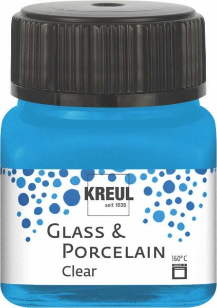 KREUL Glass & Porcelain Clear Wasserblau 20 ml