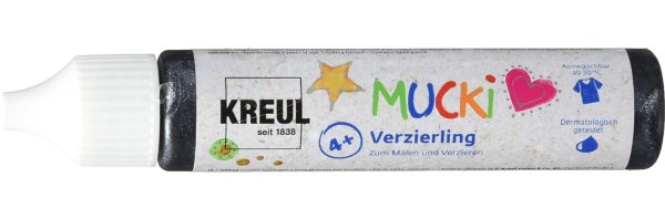 KREUL MUCKI Verzierling Funkelschwarz 29 ml