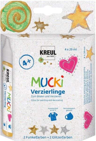 KREUL MUCKI Verzierlinge 4er Set