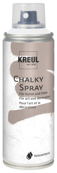 KREUL Chalky kriedový sprej - Snow White / snehovobiely - 200 ml