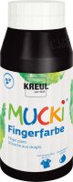 KREUL MUCKI Fingerfarbe Schwarz 750 ml