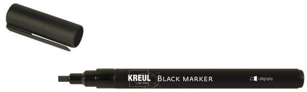 KREUL Black Marker calligraphy