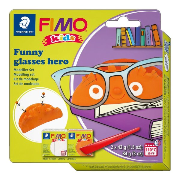 FIMO kids Modelovacia sada pre deti "Funny glasses hero"