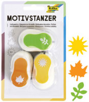 folia Motivstanzer "Ganzjahresmotive", Sonne,...