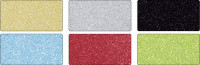 folia Glitterkarton-Block "Basic", 170 x 245 mm, 300 g/qm