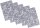 folia Glitter-Moosgummi selbstklebend 200 x 290 mm 5 Blatt, silber