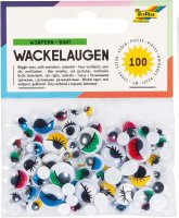 folia Wackelaugen mit Wimpern, nicht selbstklebend