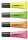 Textmarker - STABILO NEON - 4er Pack - gelb, grün, pink, orange