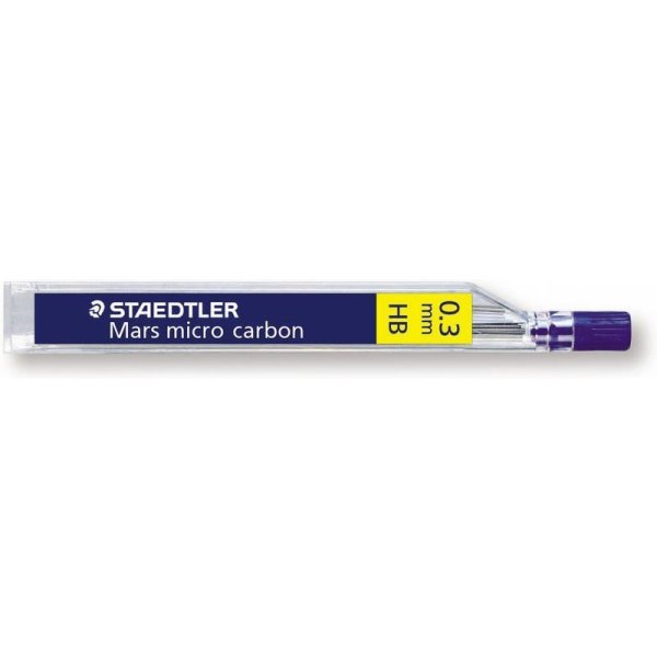 STAEDTLER Mars 250 micro carbon tenké tuhy do mechanickej ceruzky - 0,3 mm - HB