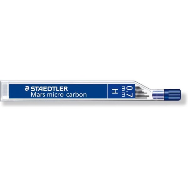 STAEDTLER Mars 250 micro carbon tenké tuhy do mechanickej ceruzky - 0,7 mm - H