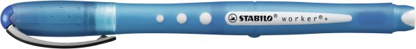 Tintenroller - STABILO worker+ colorful - medium - Einzelstift - blau