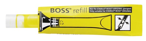 STABILO BOSS ORIGINAL Refill - náhradná náplň do zvýrazňovača - žltá