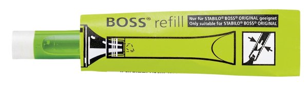 STABILO BOSS ORIGINAL Refill - náhradná náplň do zvýrazňovača - zelená