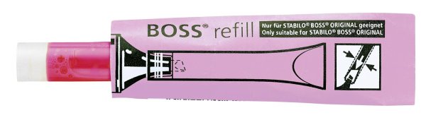 Tinte zum Nachfüllen - STABILO BOSS ORIGINAL Refill - pink