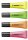 Textmarker - STABILO NEON - 8er Pack - 4 x gelb, 2 x grün, 1 x orange, 1 x pink