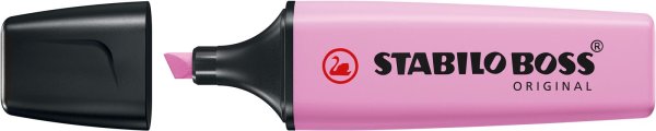 Textmarker - STABILO BOSS ORIGINAL Pastel - Einzelstift - frische Fuchsie