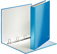 LEITZ Ringbuch WOW, DIN A4, Hartpappe, blau 4-Ring