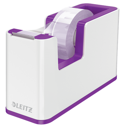 LEITZ Tischabroller WOW Duo Colour, bestückt, violett