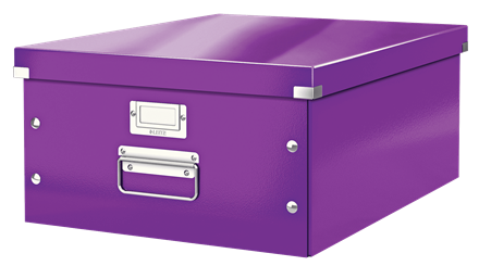 LEITZ Ablagebox Click & Store WOW, DIN A3, violett