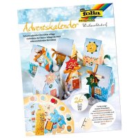 folia Adventskalender "Weihnachtsdorf", 24 Blatt