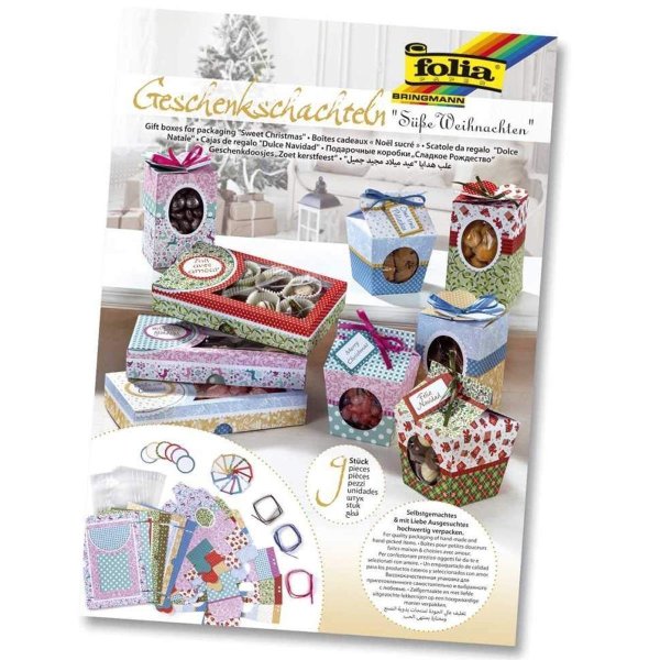 folia Geschenk-Schachteln "Süßes Verpacken", Weihnachten