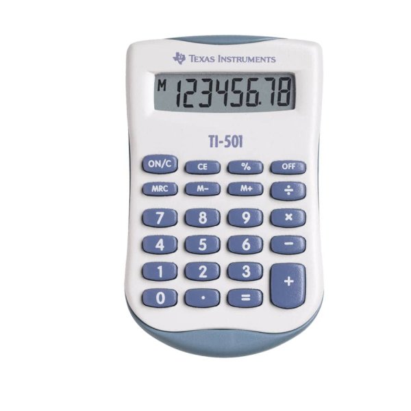 TEXAS INSTRUMENTS Taschenrechner TI-501, Batteriebetrieb