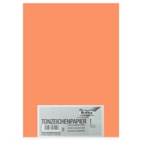 folia Tonpapier, DIN A4, 130 g/qm, hellorange