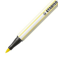 Premium-Filzstift mit Pinselspitze für variable Strichstärken - STABILO Pen 68 brush -  ARTY - 10er Pack - mit 10 verschiedenen Farben