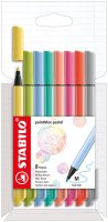 STABILO Fasermaler pointMax, 8er Karton-Etui, Pastell