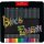 FABER-CASTELL Dreikant-Buntstifte Black Edition, 24er Etui