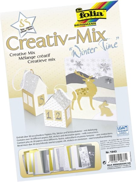 folia Creativ Mix Winter Time 83-teilig